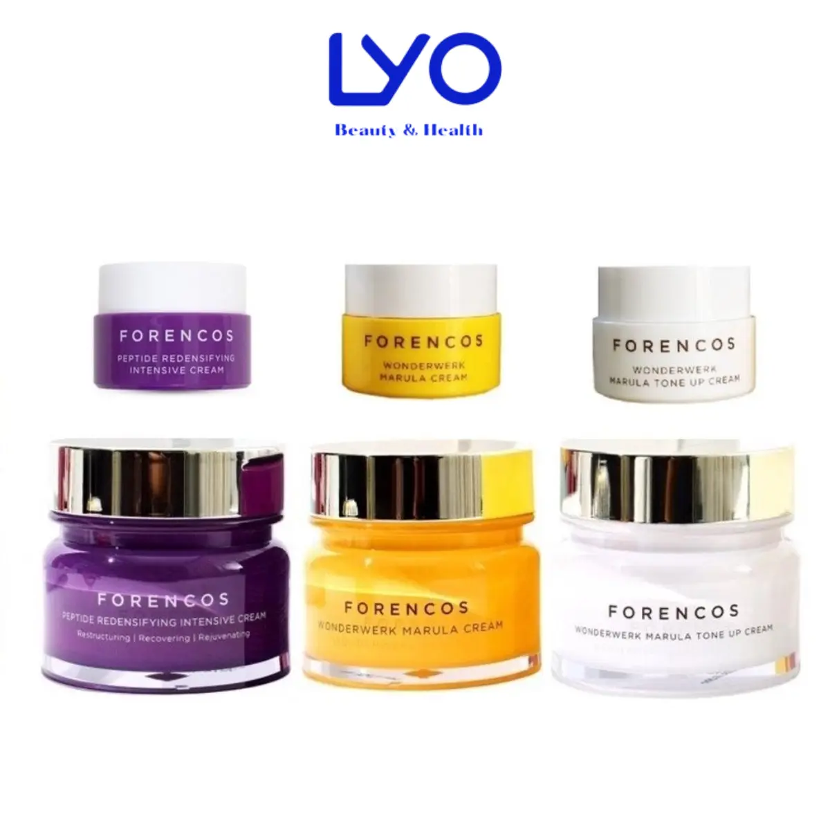 Kem Dưỡng Forencos Ngày & Đêm mini 10ml - 50ml  trắng tím vàng