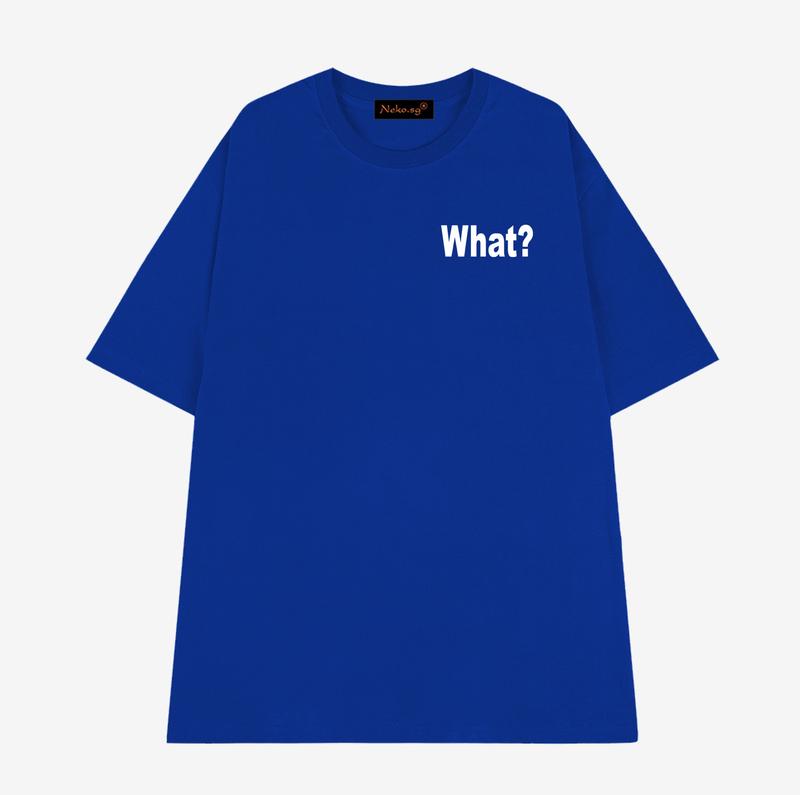 Áo thun nam nữ cổ tròn tay lỡ form rộng Neko.sg HT91 - Cotton 35%, 60% Polyester, 5% Spandex - Top, Women Menswear 2