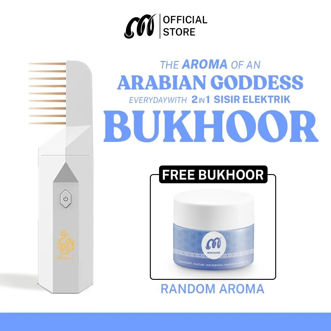 Morrin Sisir Elektrik Bukhoor 2-in-1: Keajaiban Aroma dan Perawatan Rambut dalam Satu Sentuhan