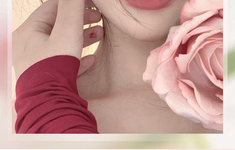 Product Introduction of Son Bóng Nhung Lì Lâu Trôi, Không Phai Màu, Không Bị Ống Hút, Trang Điểm Dễ Phối Đồ Son Bóng Màu Trắng 5