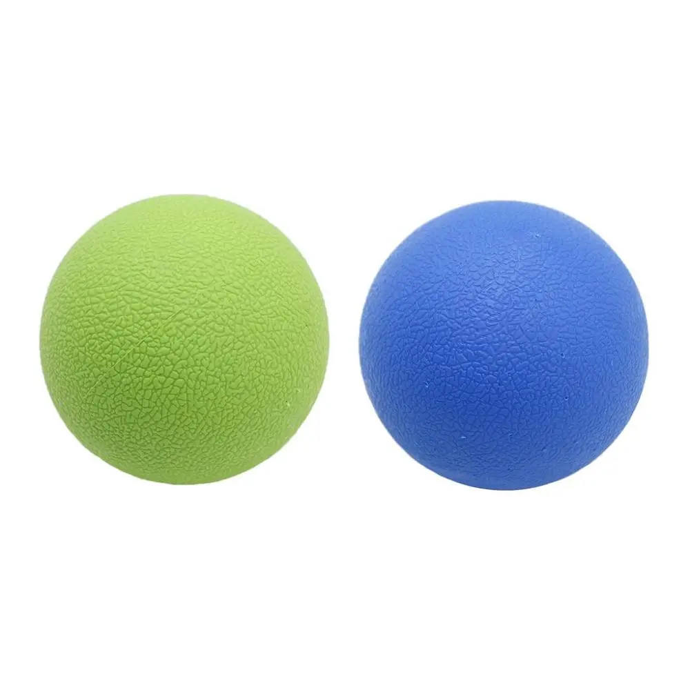 Deep Tissue Lacrosse Myofascial Massage Ball for Back Neck Orange Blue