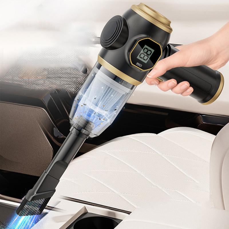 Car Vacuum Cleaner Home Appliance With Display Screen Mini Vacuum Cleaner Bule 3