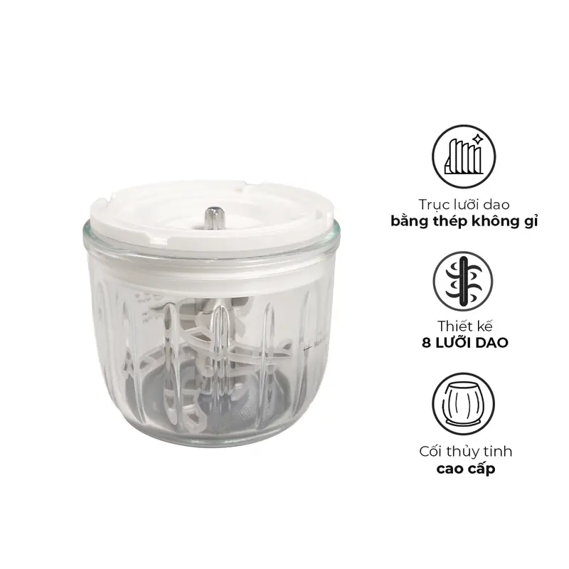 Máy Xay Thực Phẩm Đa Năng Magic Eco AC-13, Giúp Xay Nhuyễn Và Mịn Các Loại Thực Phẩm Với Công Suất 200W 2