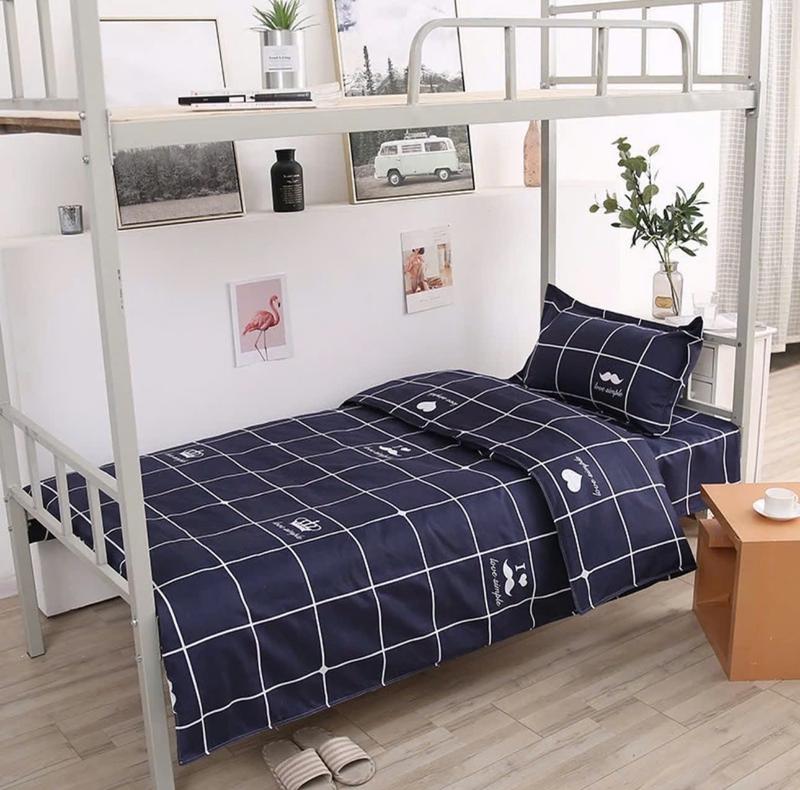 Ga giường 80cm, 1m, 1m2, ga ký túc xá, giường tầng, giường đơn (Chưa kèm vỏ gối)