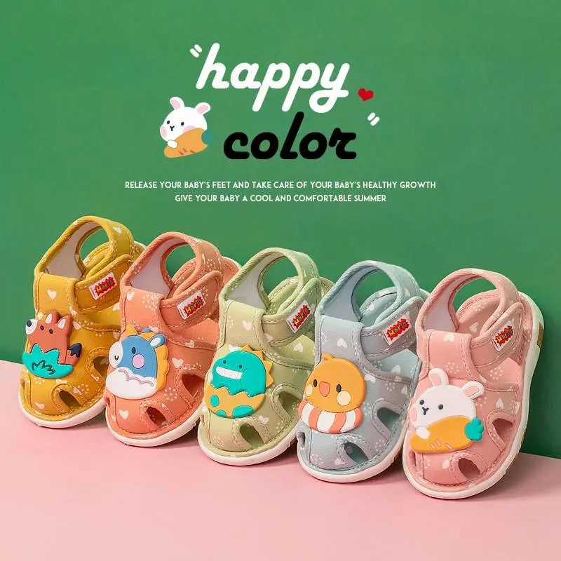Sandal Kanak-kanak, Bunyi Bibi, Fesyen, untuk Lelaki dan Perempuan, Kasut Kartun, Mario Ceria, Selipar Kanak-kanak, Sesuai untuk Bayi, Sandal untuk Kanak-kanak