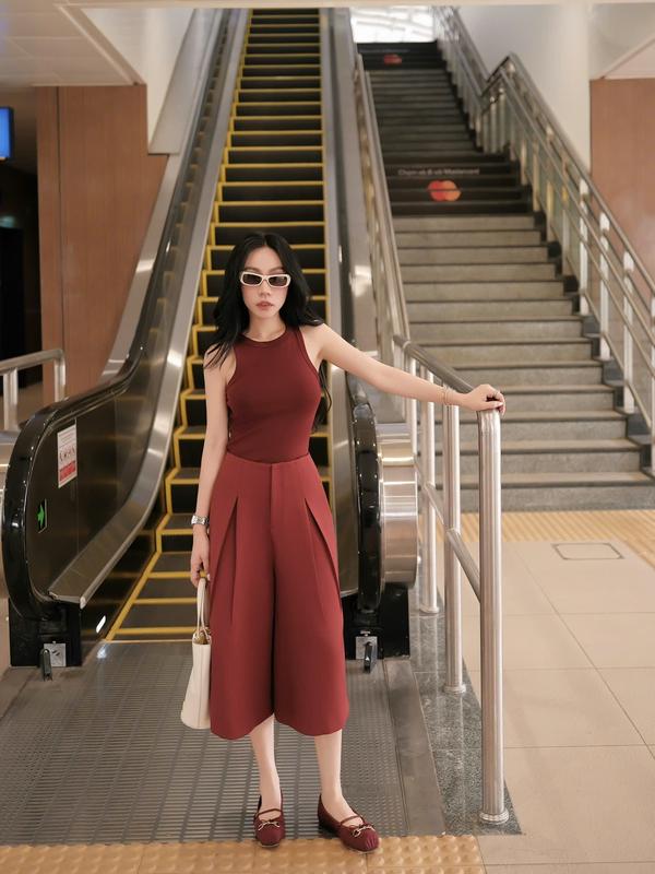  Quần short kaki lửng nữ BASIC LEON SHORT 