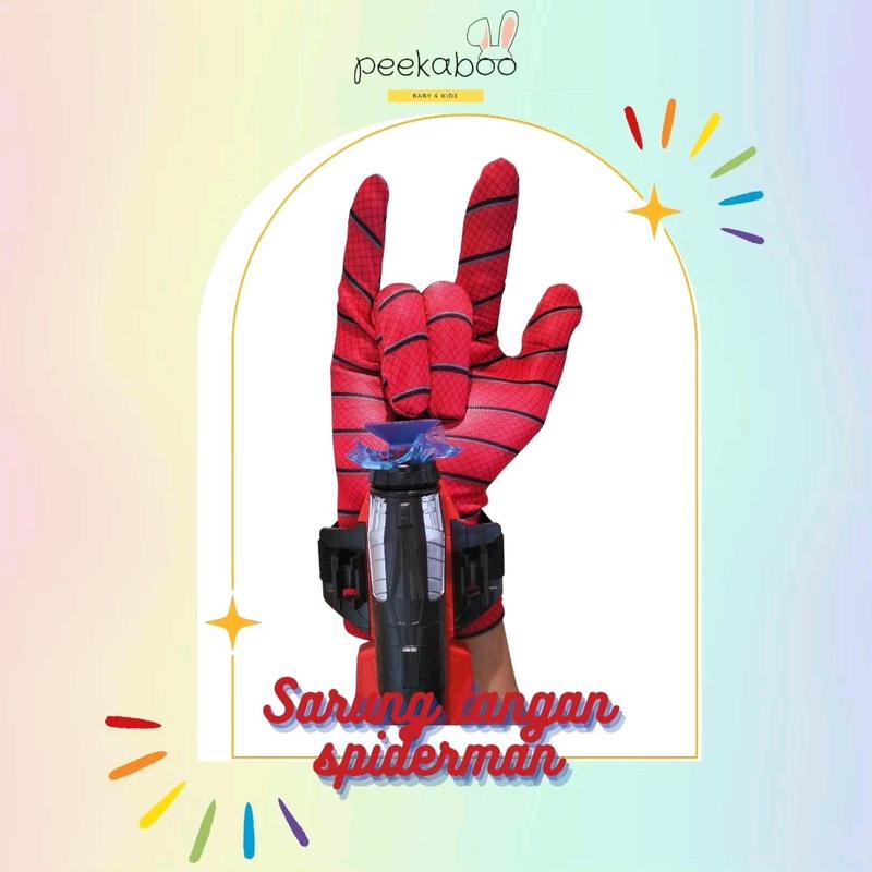Sarung tangan Spiderman dengan peluru 1
