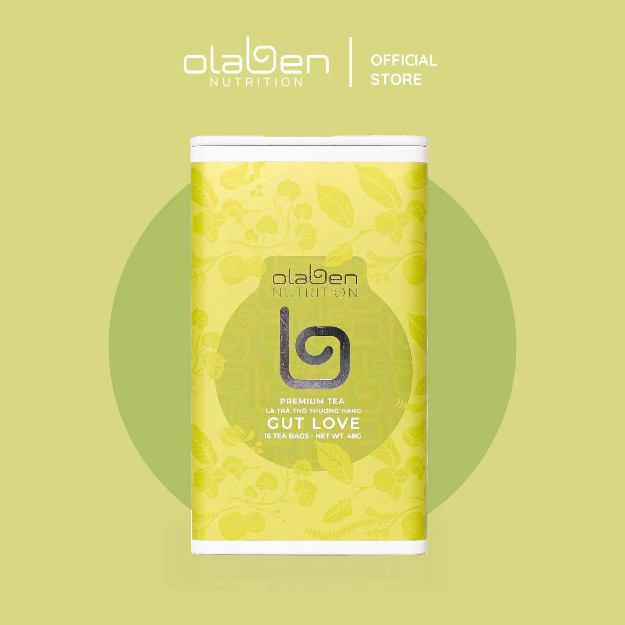 Hộp Trà Thảo Mộc Từ Thiên Nhiên OLABEN NUTRITION - Gut Love Tea 48g