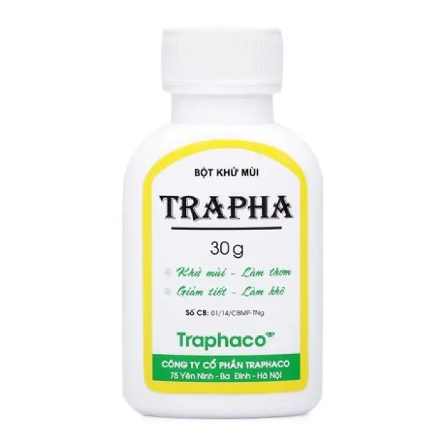 Khử mùi hôi chân, hôi nách Trapha 30g - dạng bột giúp hết mùi giày, giảm tiết mồ hôi 1