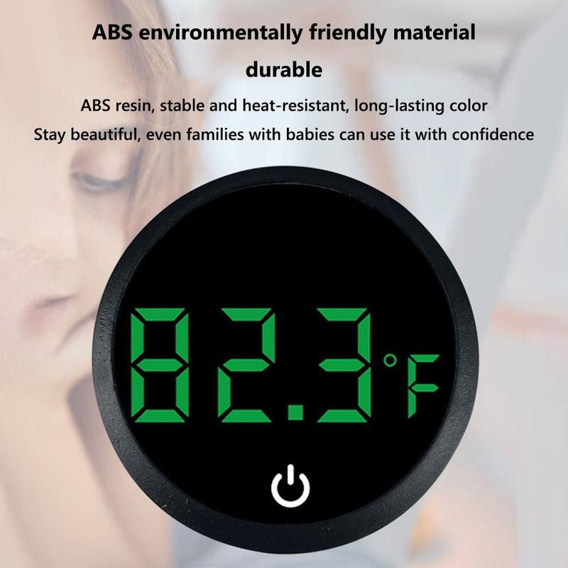 justzzs New Cordless Aquarium Thermometer Led Display Electronic Control Temp Meter Gauge Temperature Measurement Digital Thermometer Fish Tank Water 8