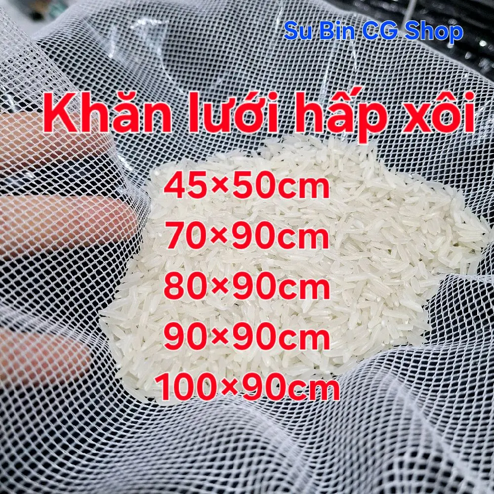 Khăn lưới hấp xôi / đồ xôi chống dính nhiều kích thước