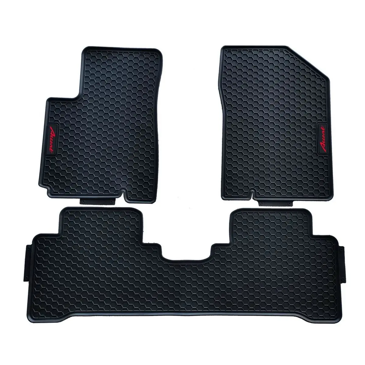 Thảm Lót Sàn Cao Su Xe Accent 2018 2019 2020 2021 2022 2023 2024. (phom mới 24, 25 không vừa) Mẫu Tổ ong - hàng không mùi , cao su đúc, vừa form xe, Phụ Tùng Nội Thất