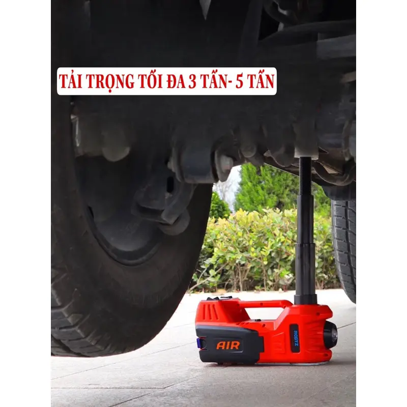 Kích nâng gầm tích hợp bơm hơi và thay lốp xe thông minh 5 trong 1, Hàng chính hãng ROGTZ, Tải trọng 5000kg 3