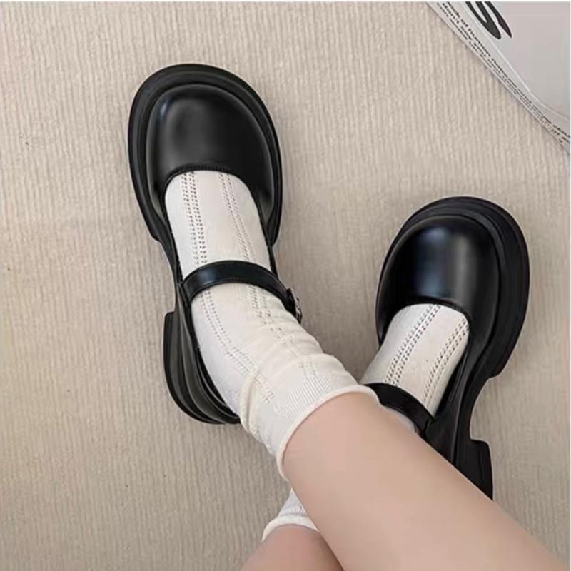 Giày nữ Lolita đế 4cm phong cách năng động trẻ trung - Chất liệu da PU cao cấp - Shoes 2