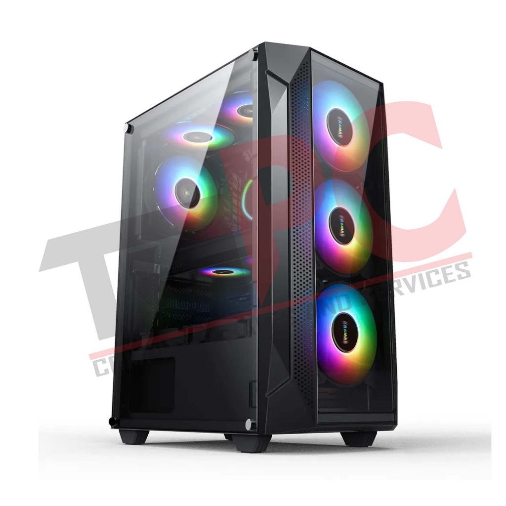 Keytech T1000 Tempered Glass Mid Atx Computer Case - TikTok Shop ...
