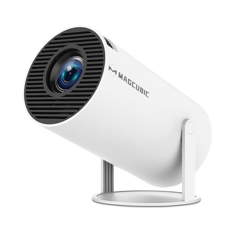 MAGCUBIC HY300 Portable Projector, 3D Projector with 180° Rotatable Function, WiFi6 Projector with BT 5.0, Home Theater Projector for Ceiling Outdoor 0