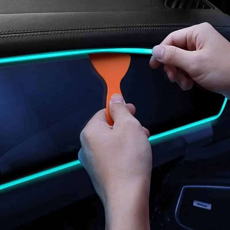 Dải đèn LED, USB Thông Dụng cho nội thất ô tô, bảng điều khiển, bảng điều khiển, dải đèn Xung Quanh 1 / 3M, trang trí ô tô 3