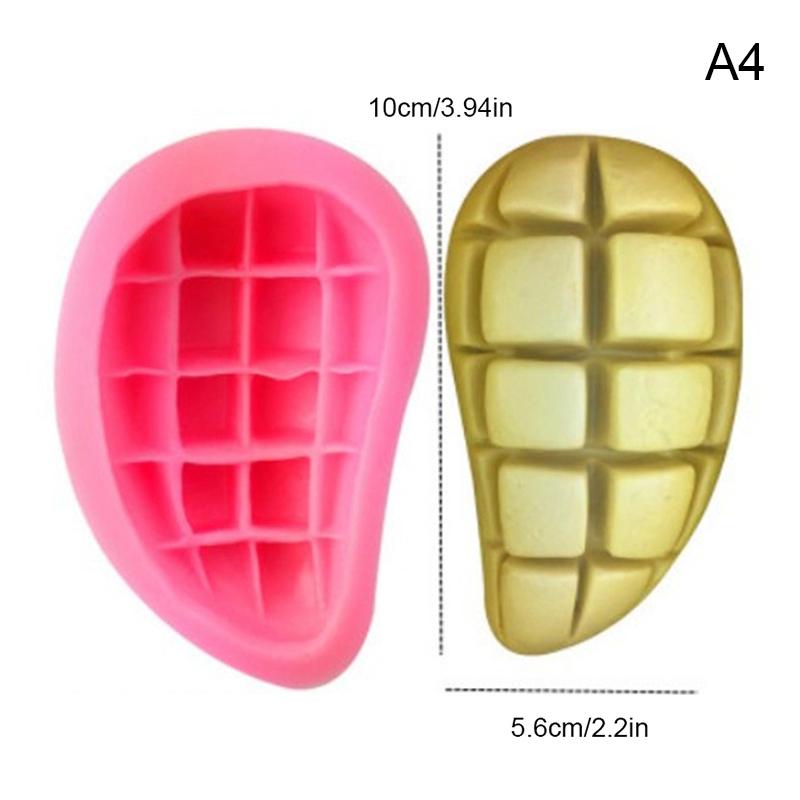 Product Introduction of [HOU]3D Fruit Banana Pineapple Corn Mango Durian Ice Cream Silicone Mold Fondant Cake Decorating Tools Chocolate Baking Gypsum Mold 28