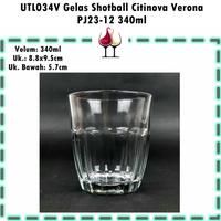 Gambar [1pcs] UTL034V Gelas lowball/Gelas Latte Citinova Verona PJ23-12 340ml dari Toko Sahabat Rakyat_NEW Kab. Sleman 2 Tokopedia