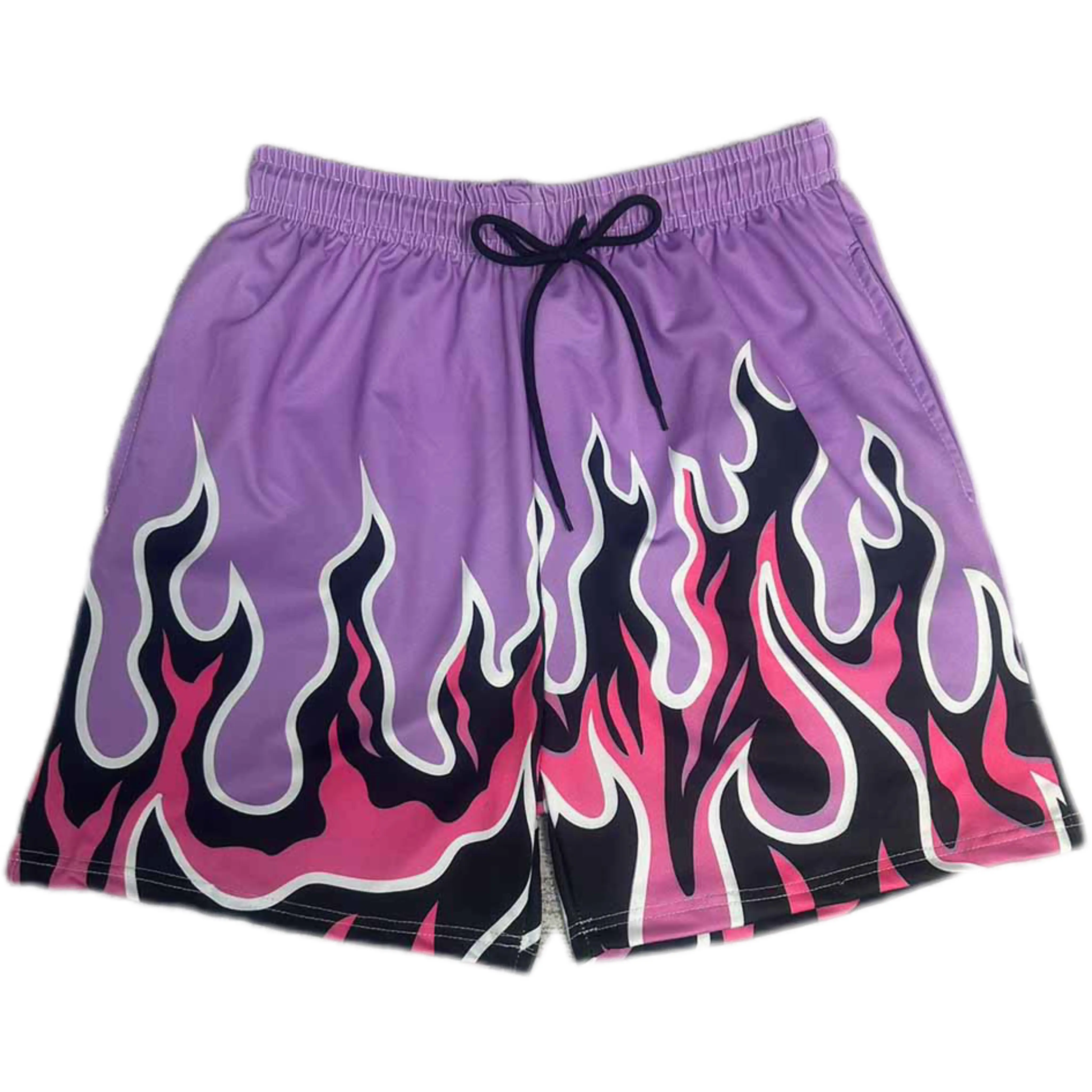 American, quick drying, printed men's shorts, breathable, with side pockets.