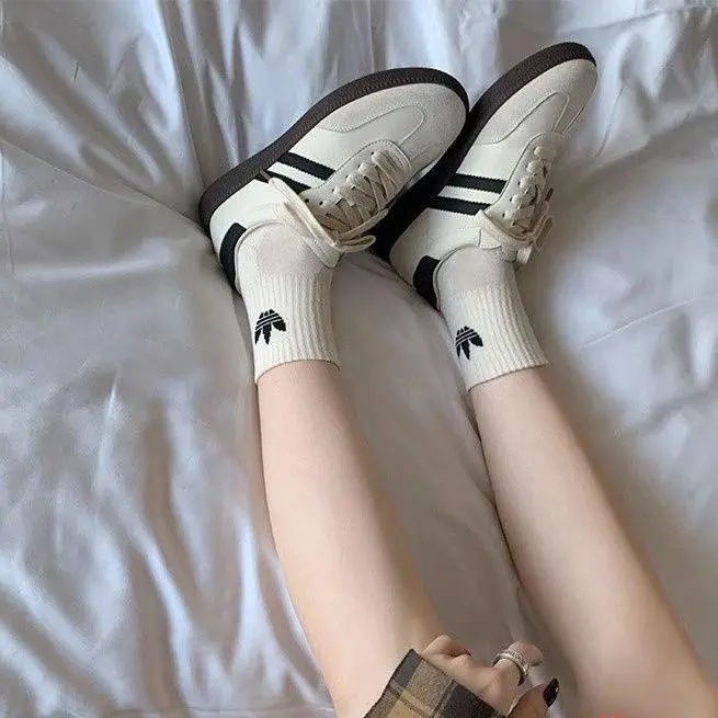 Giày Thể Thao Nữ  Sneaker Samba Ulzzang Phong Cách Retro Thời Trang - GS1 6