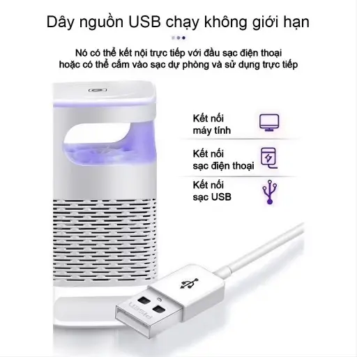 [loai 1]Đèn Bắt Muỗi Thông Minh Máy Diệt Muỗi Tiện Lợi Size21 - Thương hiệu uy tín