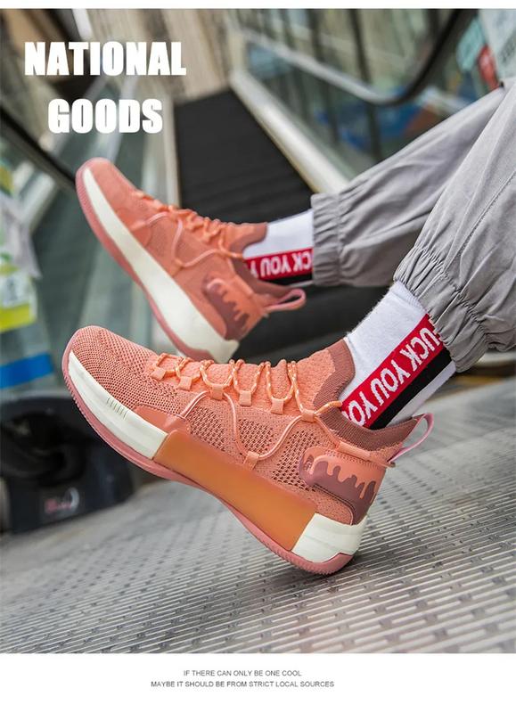 Product Introduction of Basketball shoes for men breathable sports shoes High Tops Women basketball sneakers athletics basket shoes outdoor male sneakers non-slip running shoes size 36-45 34