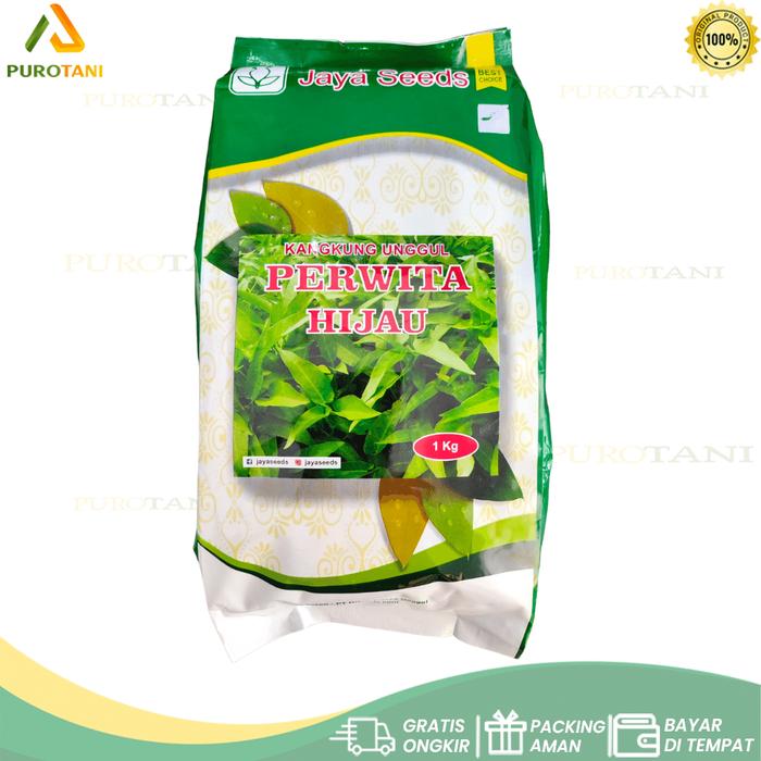 Gambar Benih Kangkung Unggul PERWITA Jaya Seeds Kemasan 1 KG dari PUROTANI.ID Kab. Purworejo Tokopedia