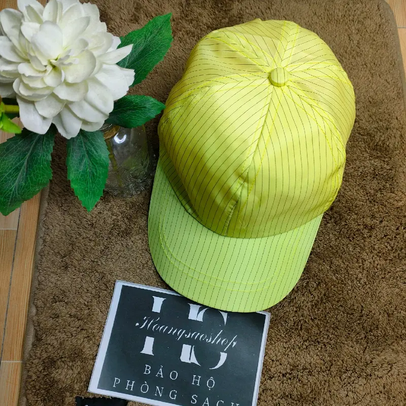 mũ lưỡi trai tĩnh dùng cho phòng sạch cho cty 0