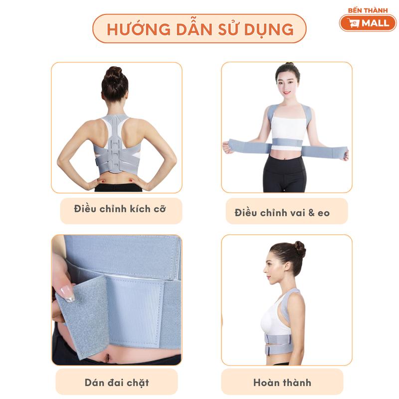 Đai chống Gù lưng SP30 [ Yesme ] phiên bản cao cấp [Có thanh trợ lưng] 4