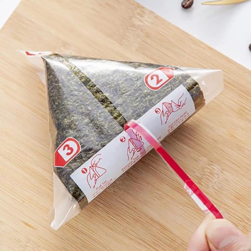 Sỉ sỉ 3 xấp Rong biển cuốn cơm tam giác (300 lá) Hạng B 0