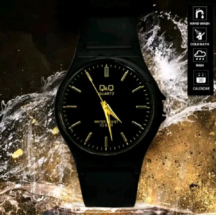 JAM TANGAN PRIA/WANITA Q&Q VQ99 TAHAN AIR STRAP RUBBER 2