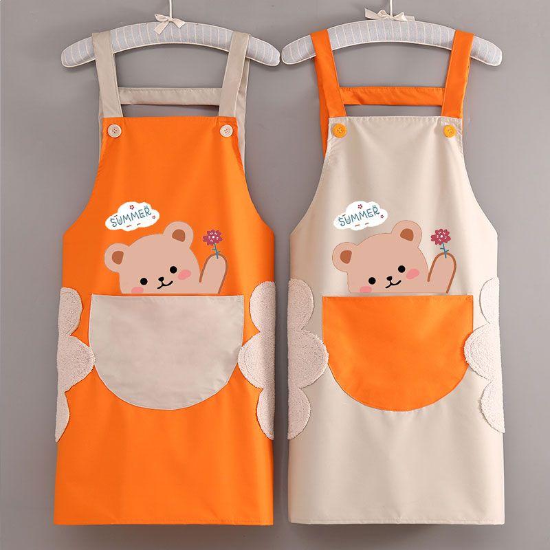 Tạp Dề Nhà Bếp, Gia Dụng, Thiết Kế Đơn Giản, Dành Cho Nam Và Nữ, Phong Cách Nhật Bản Và Hàn Quốc, Chống Thấm Nước Và Chống Dầu, Dễ Thương, Thích Hợp Cho Người Lớn, Hàng Mới Về 0