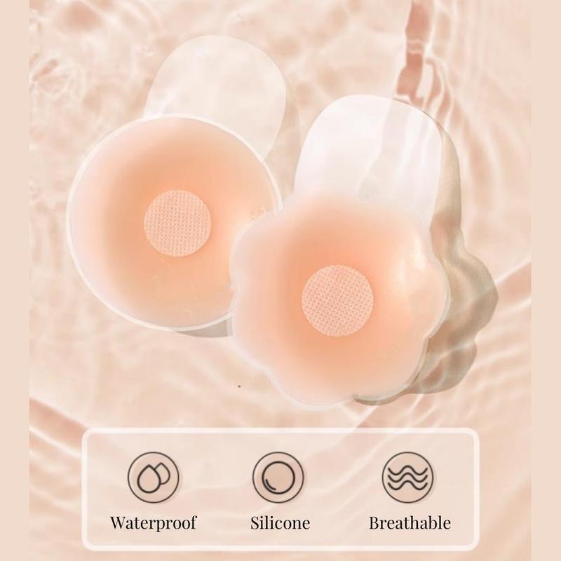 Miếng Dán Ngực Nâng Ngực Silicon, 10CM, Chống Mồ Hôi, Có Thể Tái Sử Dụng, Tự Nhiên Và Vô Hình, Chống Chảy Xệ, Thoáng Khí, Phụ Kiện Áo Ngực Nữ 1