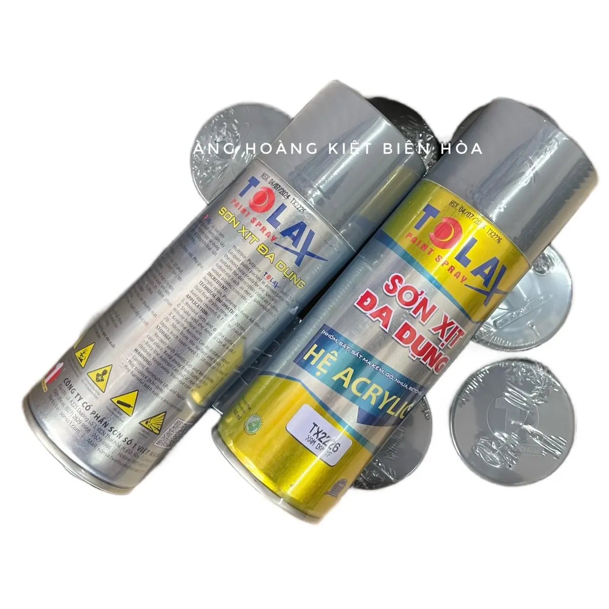 Sơn Xịt Đa Năng TOLAX Màu Xám Đậm Xingfa TX2226