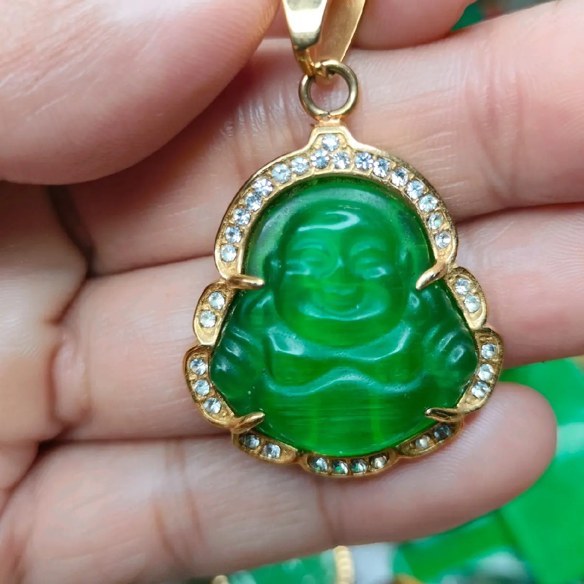 mặt di lặc khung titan
