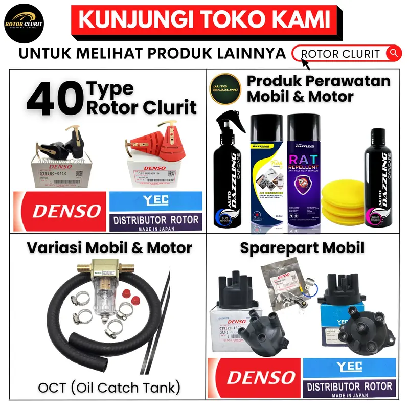 ROTOR CLURIT CELURIT PACUL SPAREPART MOBIL KIJANG PLATINA SUPER GRAND KARIMUN KOTAK JIMNY VITARA 5K 7