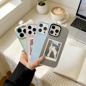 Jelly Color 2 in 1 Case for VIVO Y04 Y04s Y29 Y19S4G Y28 Y03 Y18 Y100 Y17S Y27S Y36 Y22S Y21 Y20 Y17 Y16 Y15S Y02S Y20 Y33T Y15 Y12 Y11 Y91C Y1S Y12S Y12A Macaron Case pelindung handphone Drop-proof Softcase