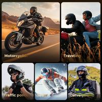 Gambar GEARELEC GX12 Headset Interkom Helm Sepeda Motor Untuk Berbagi Musik Saat Dalam Interkom Hingga 10 Pengendara - 1PC dari GEARELEC.ID Kab. Tangerang 3 Tokopedia