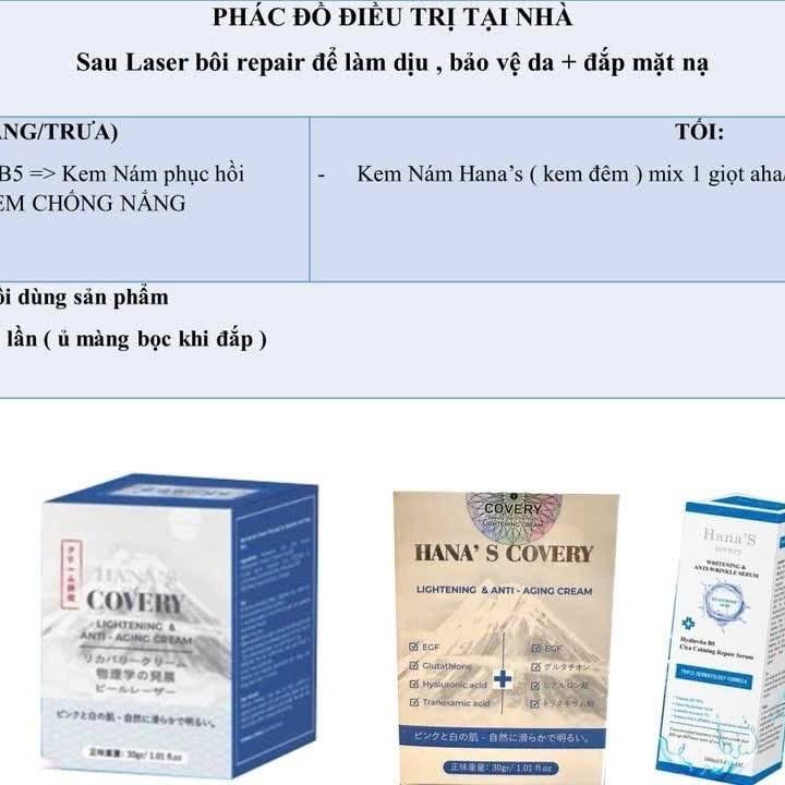 Kem trị Nám Haân’scovery Nhật Bản 3