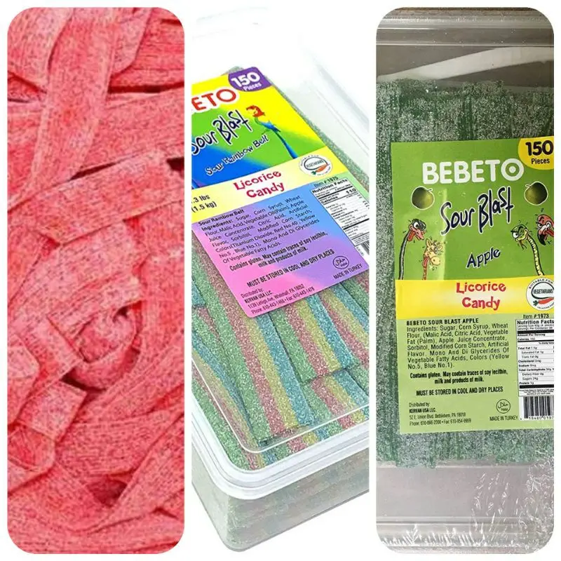 [QQ Comfort] Bebeto Sour Belt 120g/300g MIX flavor Candy Food