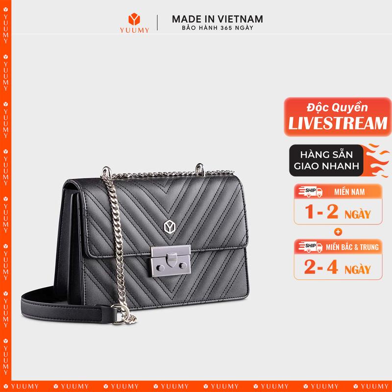(Độc Quyền Livestream) Túi Yuumy (Thời trang nữ đi tiệc size 21 - Túi đeo chéo da Seasand YN137)
