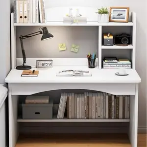 Pola LUXIA Meja Komputer Meja Laptop Meja Belajar Rak Buku Minimalis