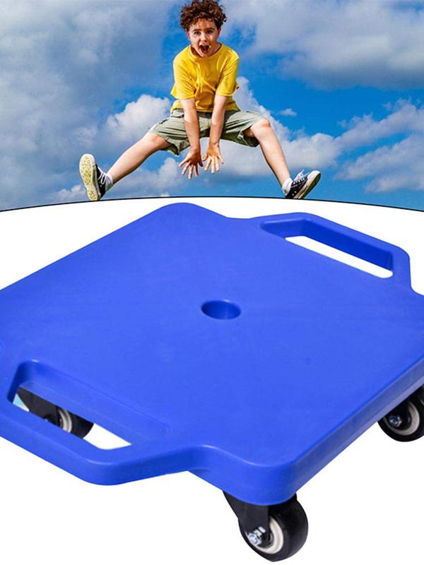 Product Introduction of Plastic Scooter With Handle, Four Wheel Scooter With Swivel Casters Plastic Scooter Kids Scooter Indoor And Outdoor Kids Kinesiology Balance Trainer 28