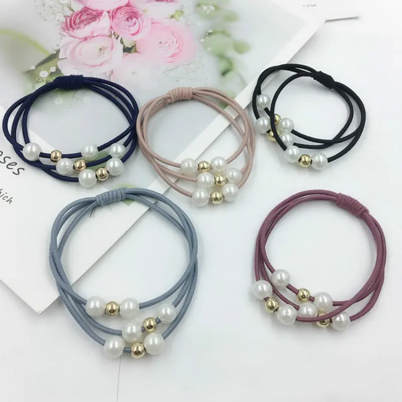 Đầu Dây Cao Su Ba Độ Bền, Phiên Bản Hàn Quốc, Dây Ngọc Trai Đàn Hồi Cao