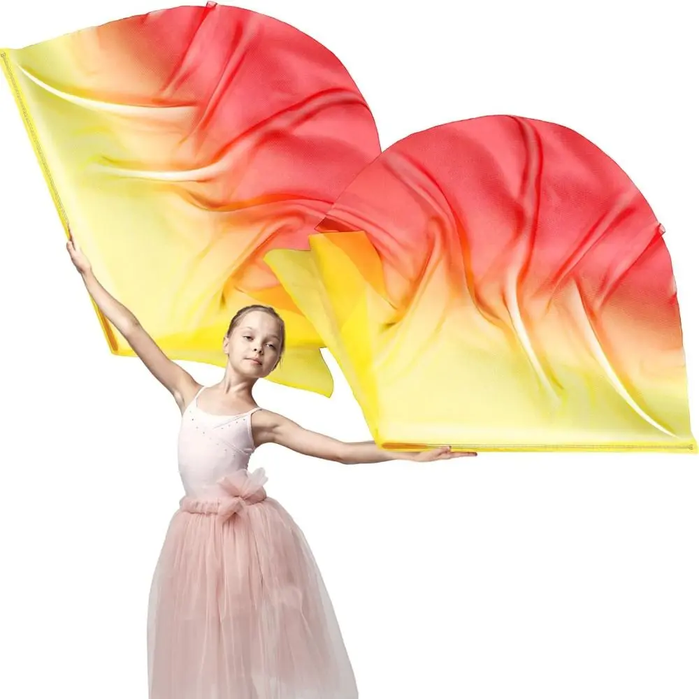 New with Telescopic Sticks Belly Dance Accessories Props Scalable Rods Multicolor Colorful Scarves Flag Dance Party Lightweight Dance Props