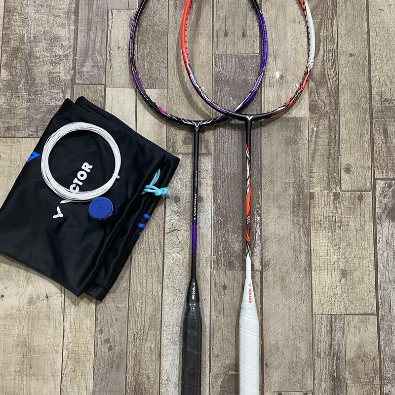 Vợt cầu lông victor ruygar max 13kg ( mua vợt kèm  1 quấn cán + 1 cước căng luôn+ 1 bao đựng vợt ) phù hợp với người chơi trung bình bảo hành 30 ngày Sport Cán Vợt Chống Trơn Cao Su