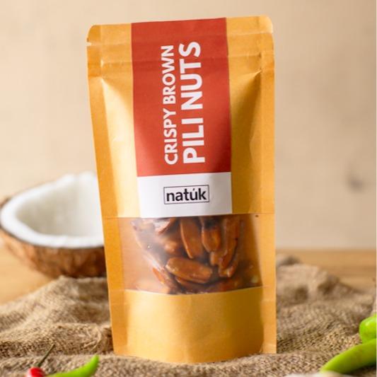 natuk Pili Nuts Crispy Brown 1 pouch Snack Protein - TikTok Shop ...