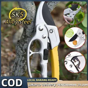 Gunting Pemangkas Buah Pruning Gunting Dahan Bunga Gunting Pohon Buah Berlapis Titanium Dari Baja Tahan Karat Ranting Stek Alat Potong