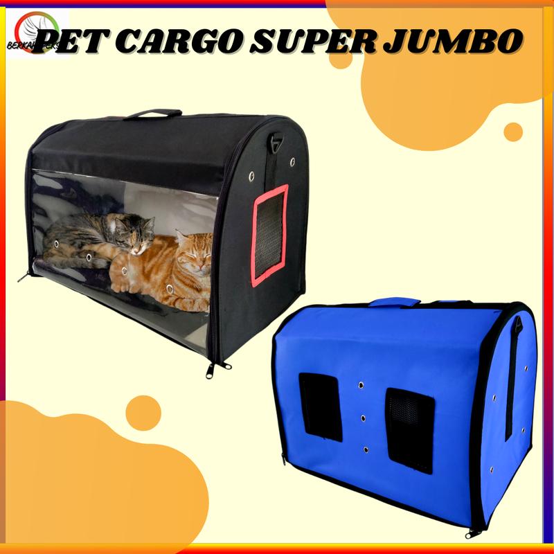 PET CARRIER SUPERJUMBO TAS KUCING ANJING BAG PET 3IN1 KOKOH DAN KUAT WATERPROOF 4
